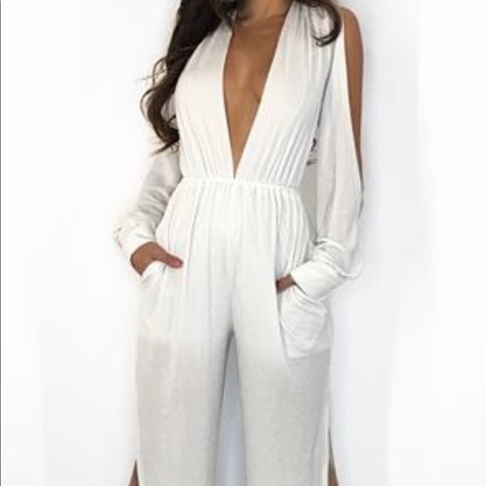 White jumpsuit in size small